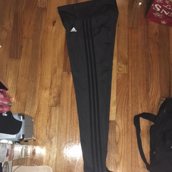 Grey Adidas leggings- high waisted full length - Picture 6 of 7